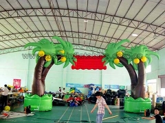 New Design Custom Tree shape Inflatable Arch for advertising or opening & Bungee Run Challenge