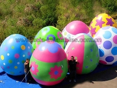Popular Cartoon Bouncer Custom print inflatable advertising egg balloon giant inflatable easter eggs for festival decoration