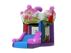 Custom Inflatable Inflatable Pink Mini Bouncer Castle with Slide