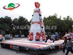 Hot Selling Customized Durable PVC Inflatable Climbing Wall Inflatable Rock Climbing Wall For Children in Factory Price