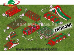 Hot Selling Adults Insane Inflatable 5k obstacle course run for sport game in Factory Wholesale Price