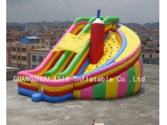 Vortical Inflatable Slide