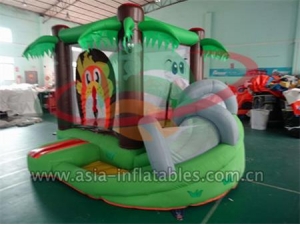 Party Bouncer Inflatable Mini Safari Bouncer With Slide