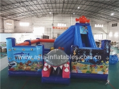 Military Inflatable Obstacle Sea World Inflatable Fun City